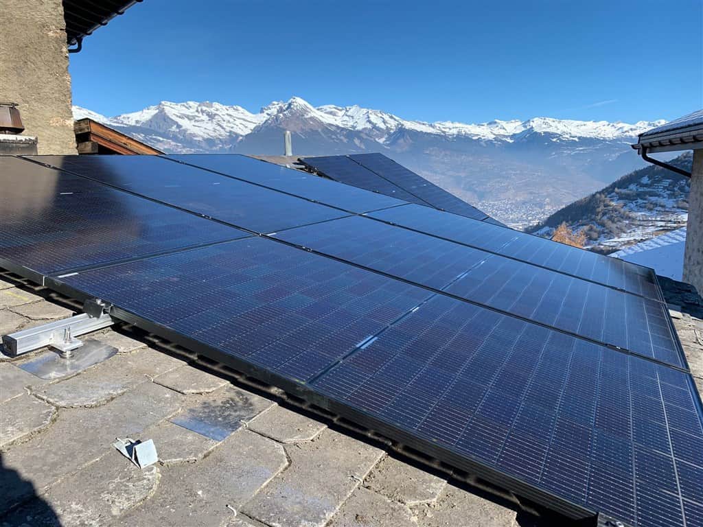 panneaux solaires nendaz