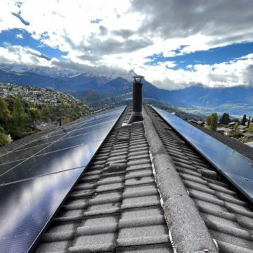 STG Energy - installation - panneaux - solaires - Ollon - Valais