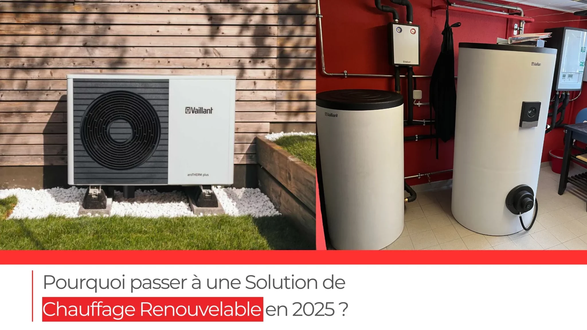 Pompe à chaleur air-eau installée par STG Energy en 2025 dans le canton de Vaud, bénéficiant des subventions cantonales