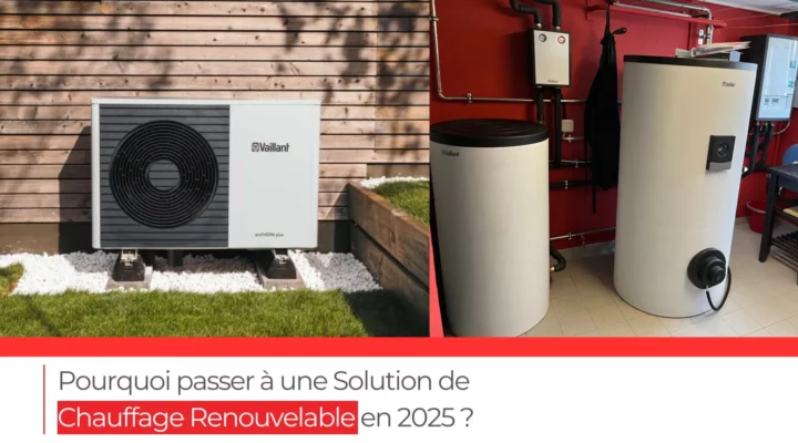 Pompe à chaleur air-eau installée par STG Energy en 2025 dans le canton de Vaud, bénéficiant des subventions cantonales